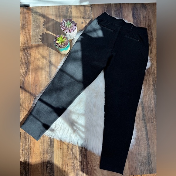 Athleta Vincent Heathered Pintuck Pant Carcoal Heather Gray Sz M NWT - Picture 8 of 9